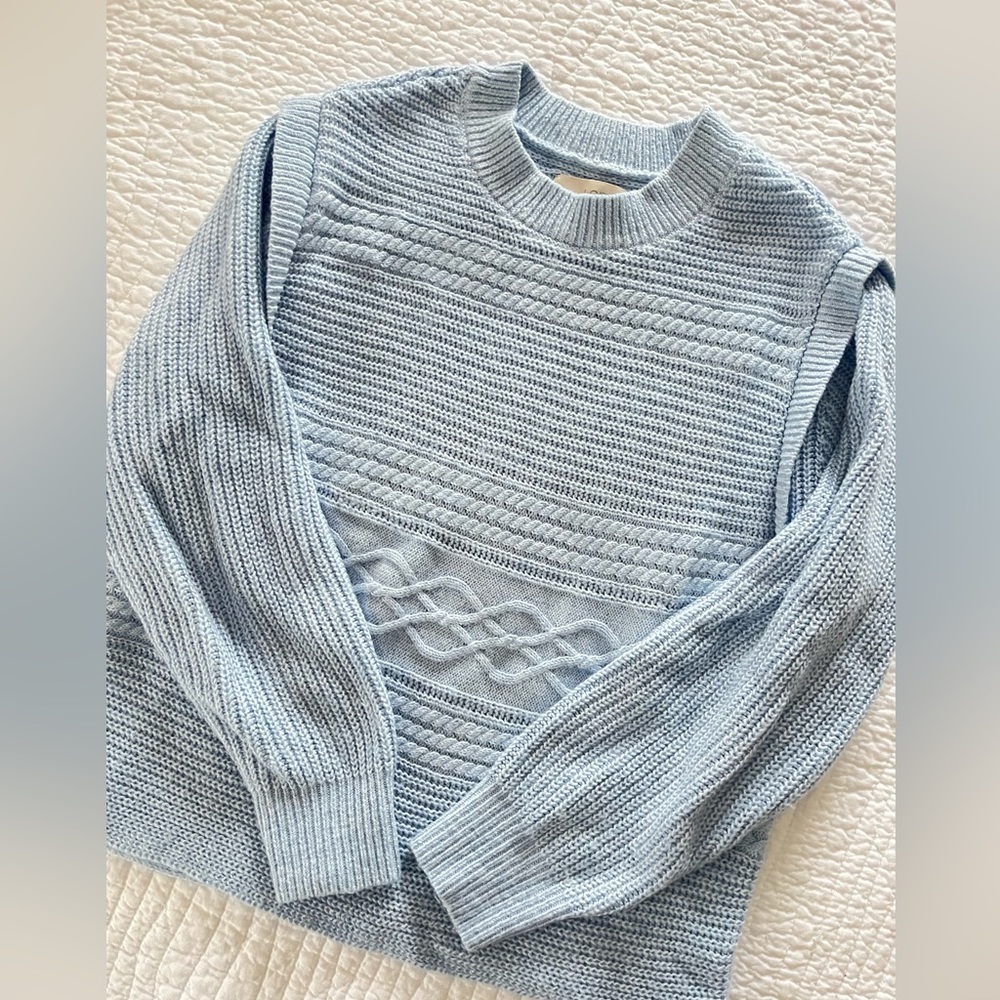 NWOT Ann Taylor LOFT Baby Blue Sweater | Size M